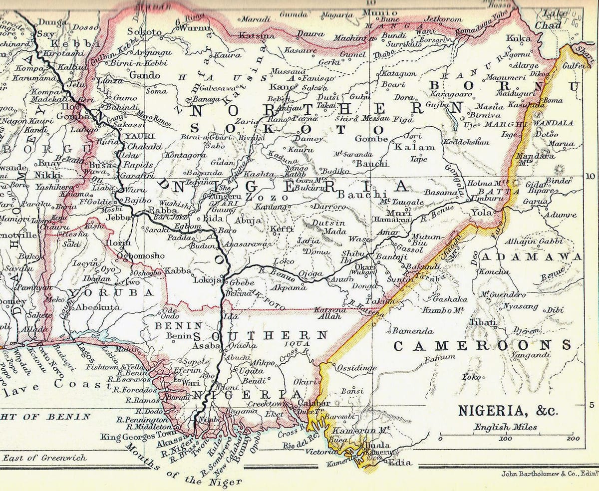 Mapa ng matanda nigeria