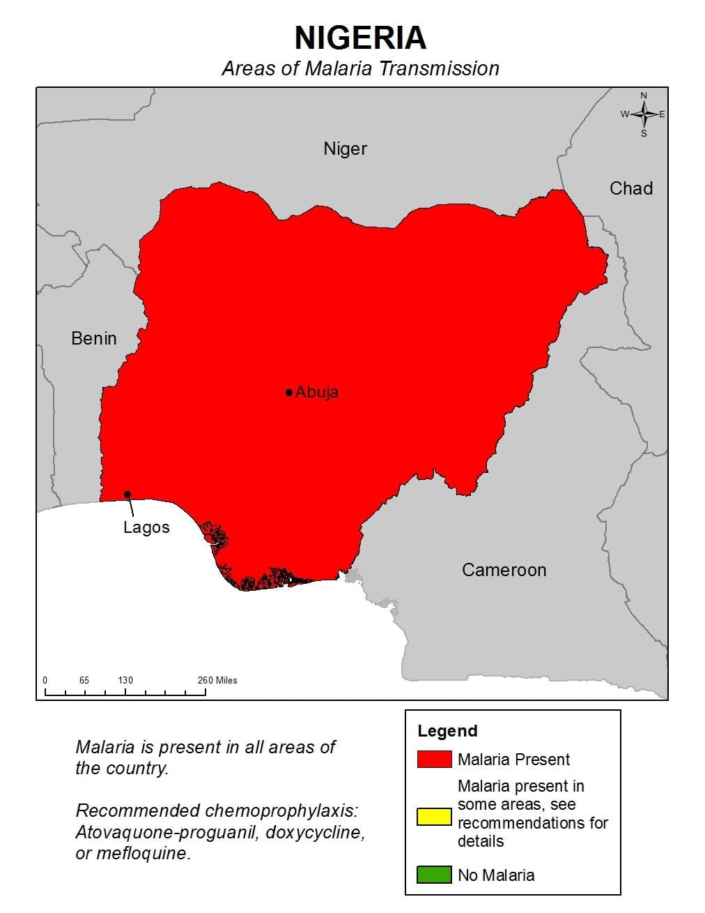 Mapa ng nigeria malarya