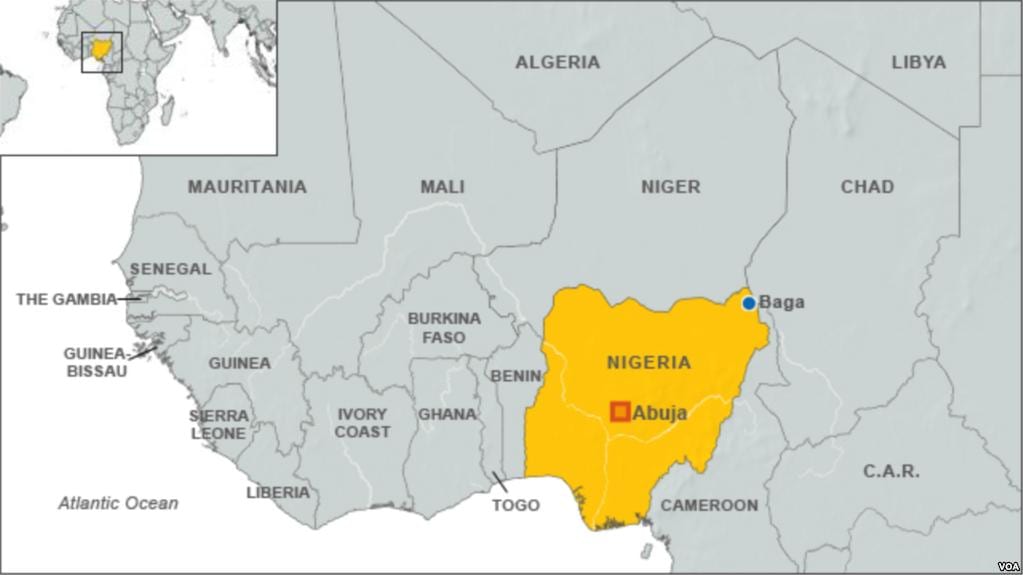Mapa ng nigerian hangganan
