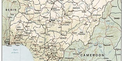 Mapa ng atlas nigeria
