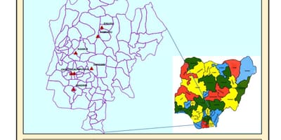 Mapa ng silangang nigeria