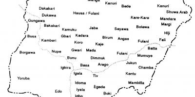 Gumuhit ng mapa nigeria