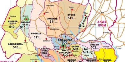 Mapa ng ilog estado nigeria