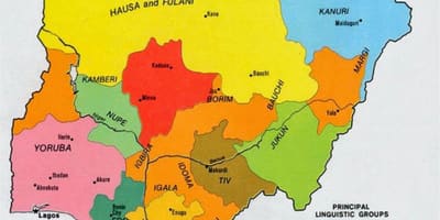 Mapa ng nigerian tribo