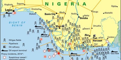 Pang-industriya mapa ng nigeria
