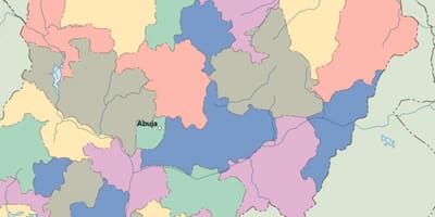 Mapa ng nae-edit nigeria