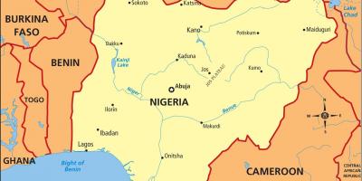 Ang nigeria mapa
